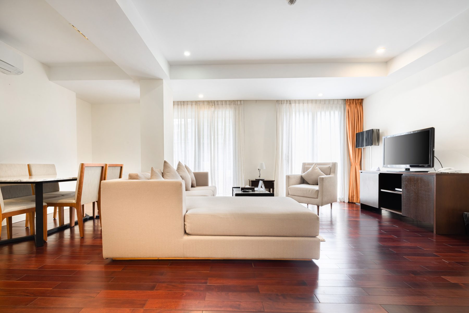 Modern bir residence'ın iç mekanı